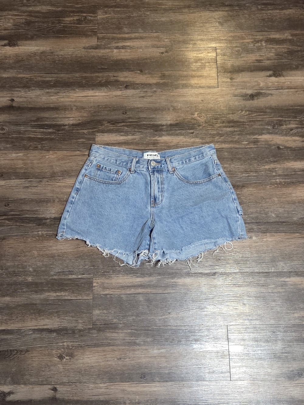 RSQ Womens Low Rise Baggy Carpenter Shorts